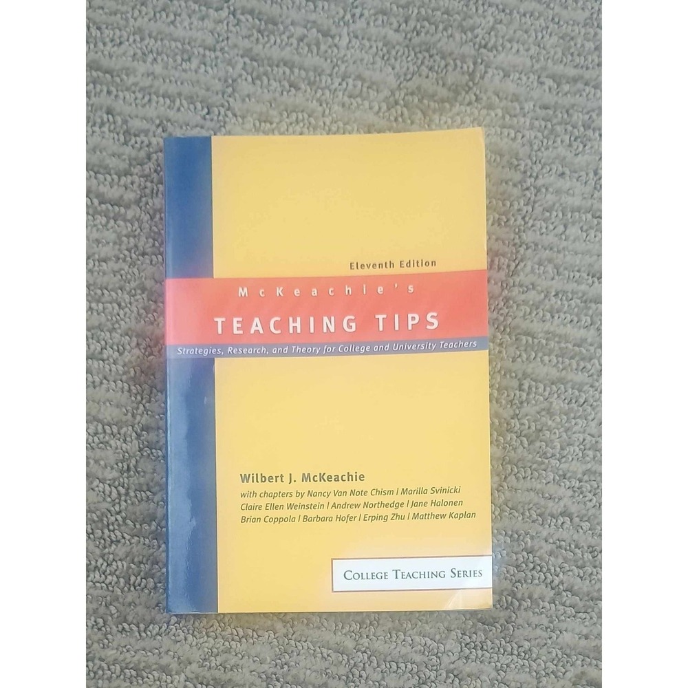 McKeachie's Teaching Tips: - Paperback, by McKeachie Wilbert James